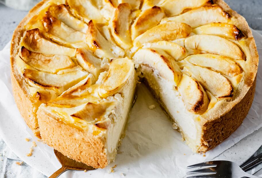 Apfel-Quark-Kuchen