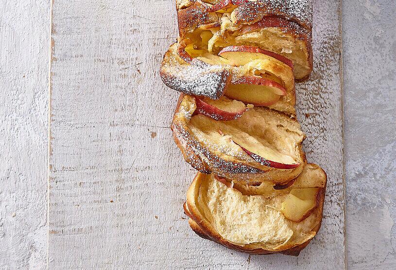 Apfel-Vanille-Zupfbrot