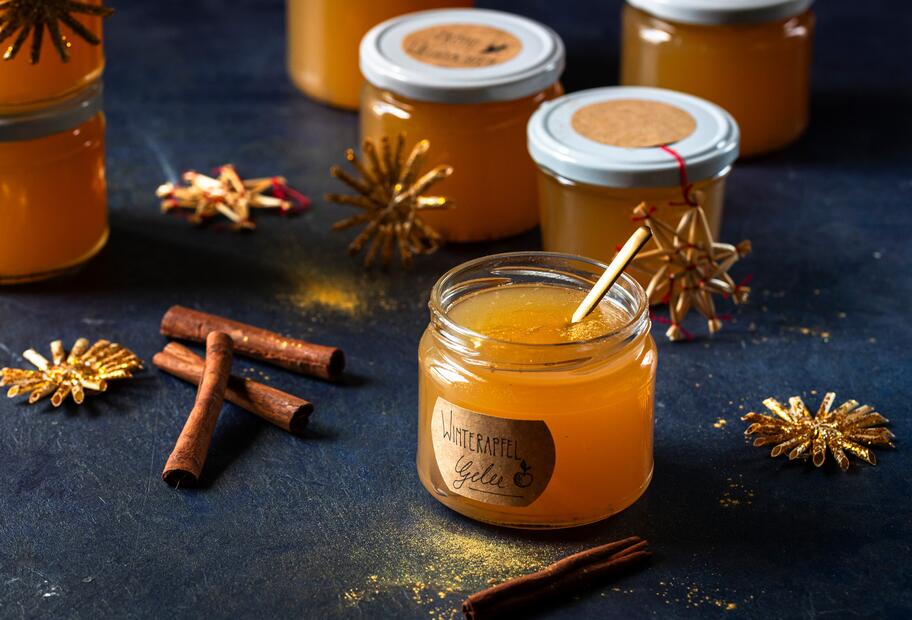 Goldenes Winterapfel-Gelee – perfekt zum Verschenken