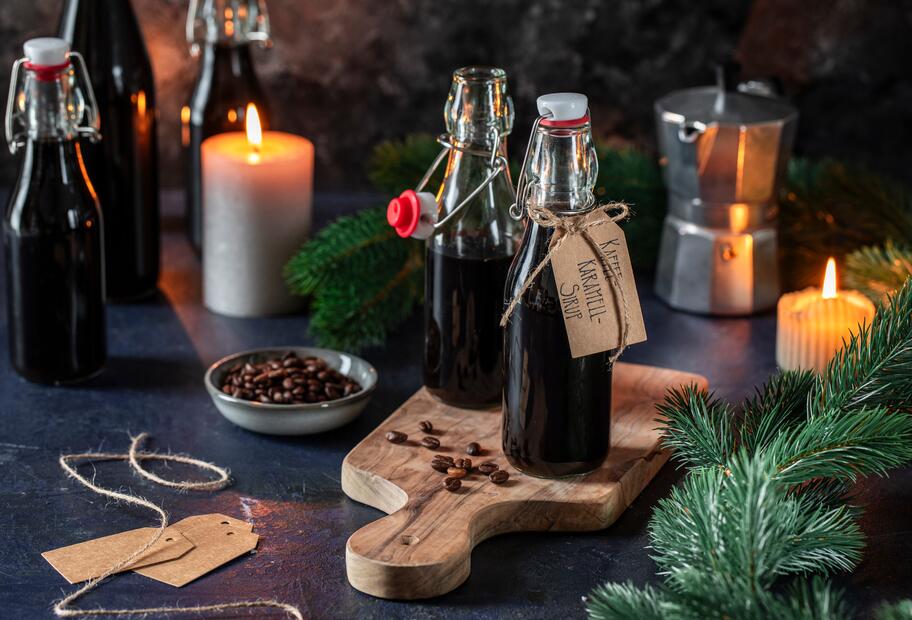Kaffee-Karamell-Sirup