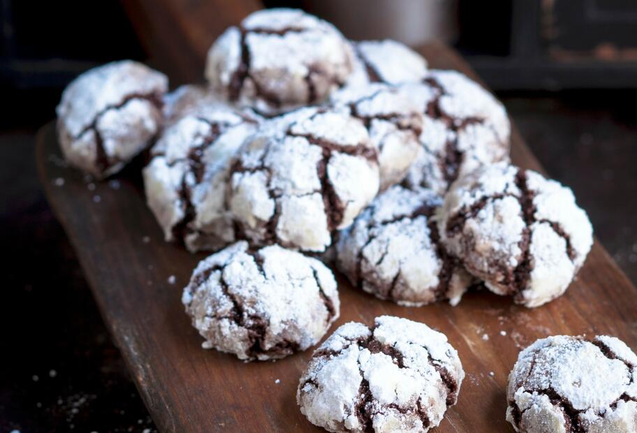 Cappuccino-Crinkle-Cookies