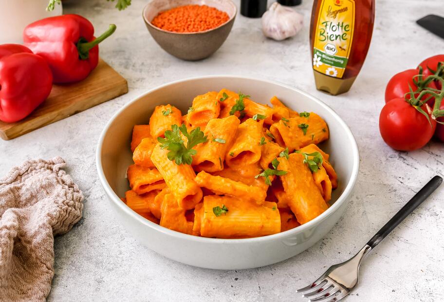 Cremige Protein-Pasta