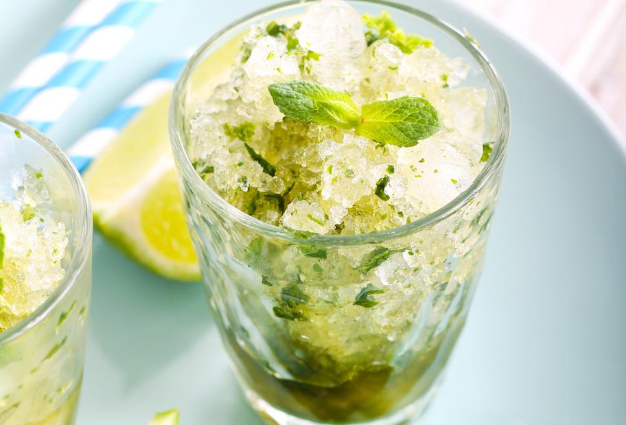 Zitrus-Minz-Granita