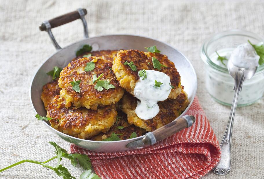 Linsen-Zucchini-Bratlinge mit dem Thermomix® | ZAUBERTOPF