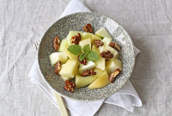 Melonensalat mit Walnüssen für den Thermomix®