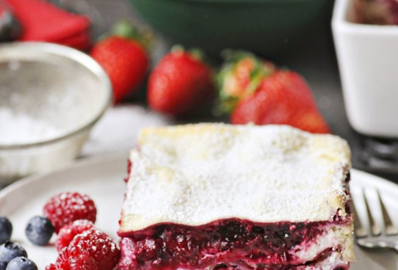 Fruchtig-süße Beerenlasagne für den Thermomix®