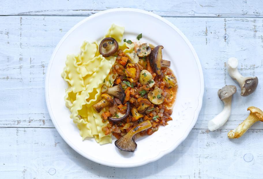 Vegetarische Pilz-Bolognese für den Thermomix®