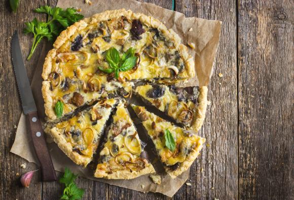 Porreequiche mit Champignons für den Thermomix® Porreequiche mit Champignons für den Thermomix®