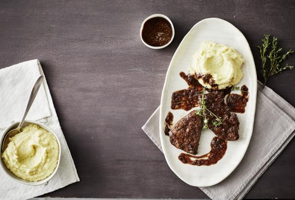 Gebratene Kalbsleber mit Petersilienwurzelpüree für den Thermomix® Gebratene Kalbsleber mit Petersilienwurzelpüree für den Thermomix®