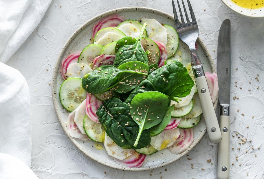 Buntes Gemüsecarpaccio mit dem Thermomix® Buntes Gemüsecarpaccio mit dem Thermomix®