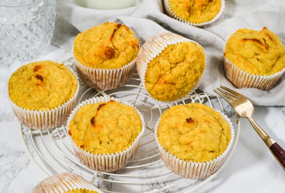 Gesunde Karotten-Bananenmuffins mit Joghurt für den Thermomix®