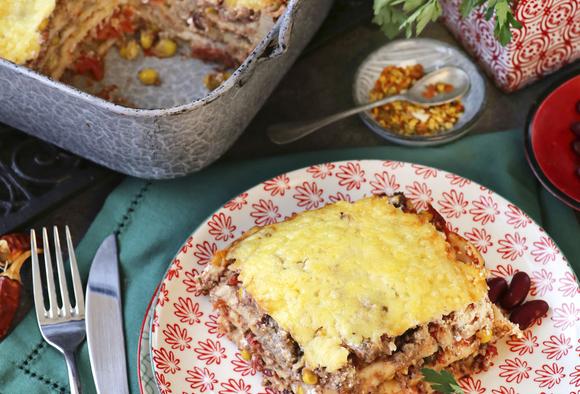 Mexikanische Tortilla-Lasagne für den Thermomix®