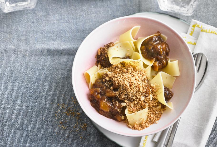 Bröselnudeln mit Backobst für den Thermomix®