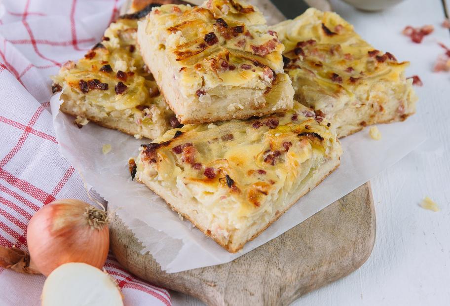 Zwiebelkuchen vom Blech für den Thermomix®