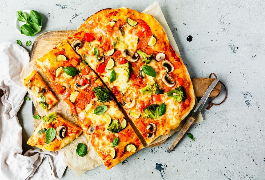 Bunte Familien-Pizza für den Thermomix®