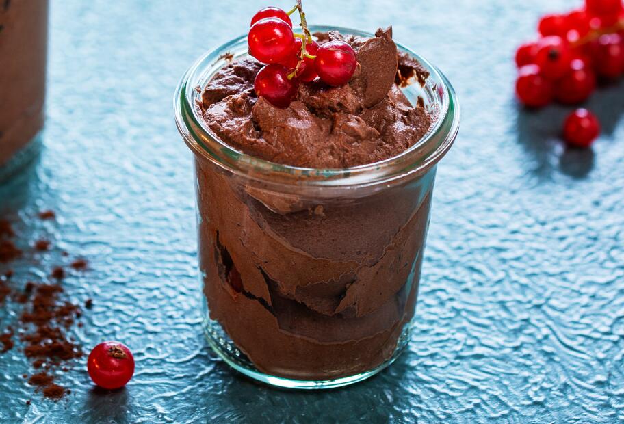 Low Carb Mousse au Chocolat aus 4 Zutaten für den Thermomix®