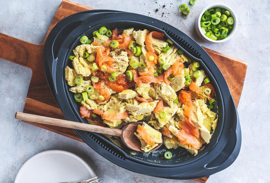 Rührei mit Lachs aus dem Varoma® für den Thermomix®