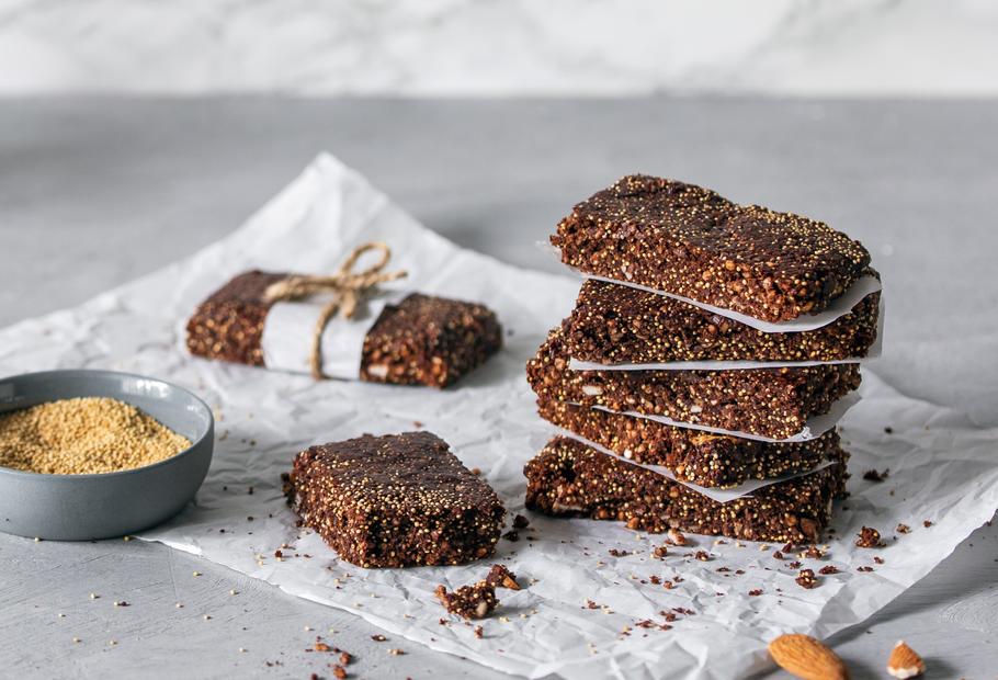 Müsliriegel mit Mandeln und Sesam mit dem Thermomix®