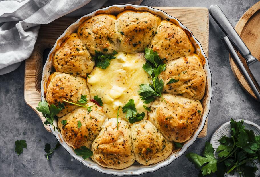 Party-Brotkranz mit Ofen-Feta für den Thermomix®