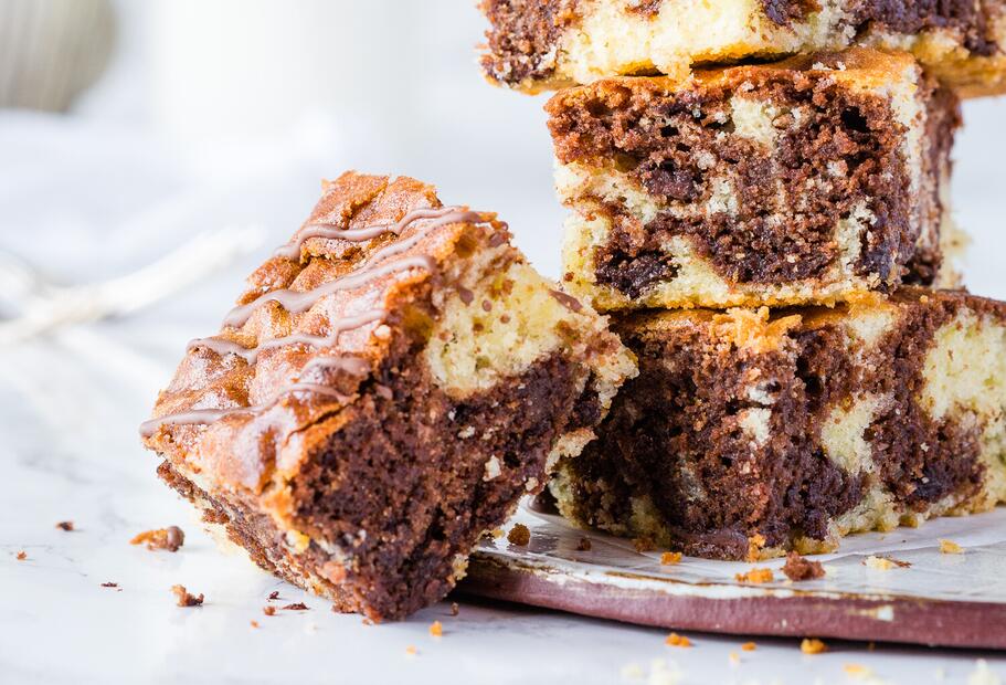 Faszinierend Marmorkuchen Auf Blech Ebenbild