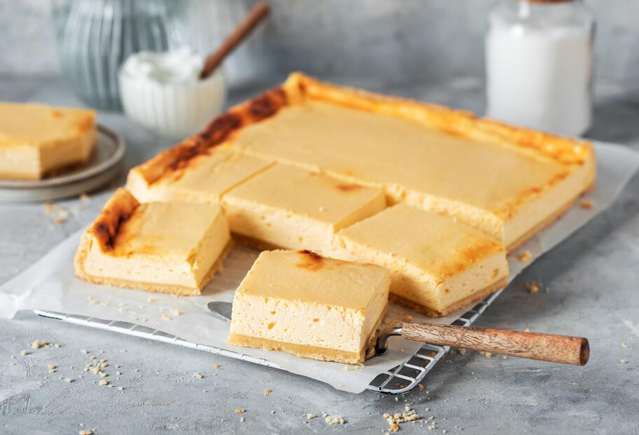 Käsekuchen vom Blech mit dem Thermomix® Käsekuchen vom Blech mit dem Thermomix®