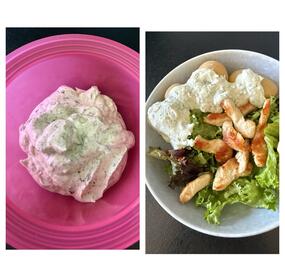 Luftig, leicht, lecker 🤤 gibt es immer wieder mal bei uns, in der Sommerküche. Klappt auch richtig gut mit Tiefkühlkräutern, falls man mal keine frischen im Haus/Garten hat👍🏼 Tolles Rezept💓