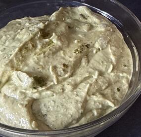  Eine wunderbare, aromatische Creme! Das Bild gibt leider die tolle grüne Farbe der Creme überhaupt nicht wieder. 