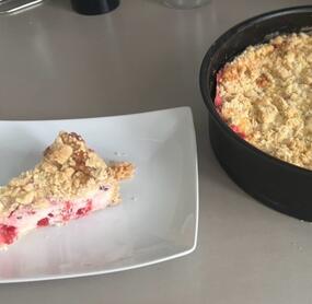 sehr lecker der Kuchen , 10 Minuten länger gebacken . Top
