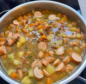 Meine neuste Lieblingssuppe und das obwohl ich nie ein Fan von Linsen war 🤫😄