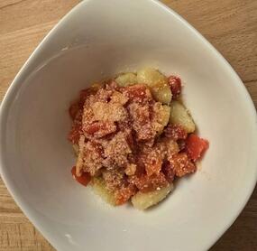 Schnell gemacht und sehr lecker. Der Pancetta hatte ein sehr schönes mildes Aroma. 
