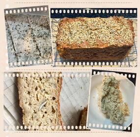 5 Minuten im Knetmodus. ich habe es 1 Stunde gebacken, anschließend ohne Form im ausgeschalteten Ofen belassen.Außen knusprig, innen ist es mir zu feucht.Nicht mein Favorit.