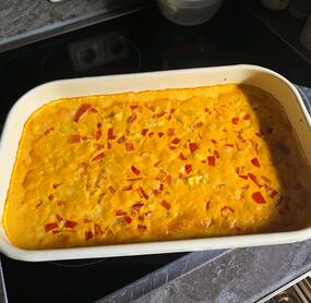 Hallo, war lecker, ich habe gleich noch Kartoffeln in Würfel geschnitten und mitgegart! 
