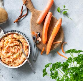 Karotten-Kartoffel-Stampf