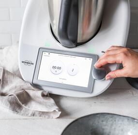 Das Thermomix® Display zeigt den Teigmodus an.