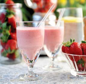 Erdbeer-Himbeer-Smoothie