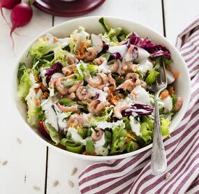 Krabbensalat mit Dressing Sylter Art