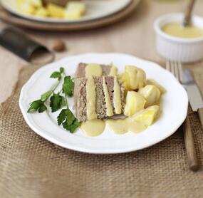 Kräftiger Kohlpudding