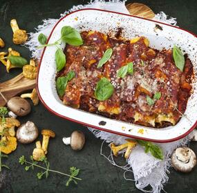 Cannelloni mit Pilzen