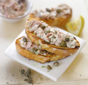 Bruschette mit Thunfischcreme