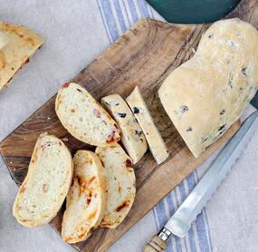 Ciabatta in drei Variationen