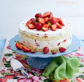 Erdbeer-Joghurttorte