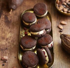 Kakaokekse mit Cranberrys