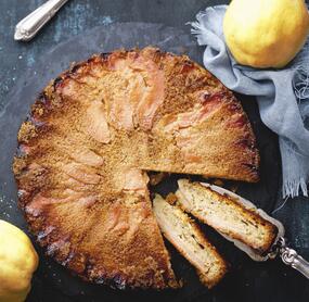 Karamell-Quittenkuchen
