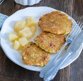 Kartoffelpuffer mit Apfelkompott