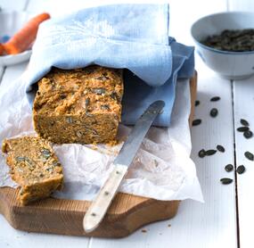 Kerniges Karottenbrot