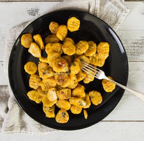Kürbis-Gnocchi in Chili-Honig-Butter