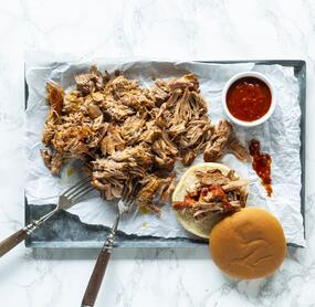 Pulled Pork mit Krautsalat