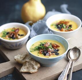 Quittensuppe mit Pastinaken