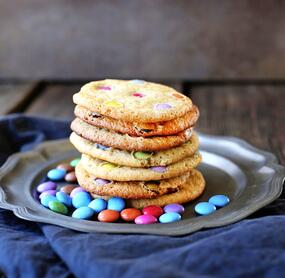 American Regenbogen-Cookies