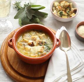 Schnelle Zwiebelsuppe
